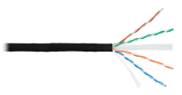 Кабель NIKOLAN U/UTP, 4 пары, Кат.6, 23 AWG, внутренний/внешний, LSZH, 305м 